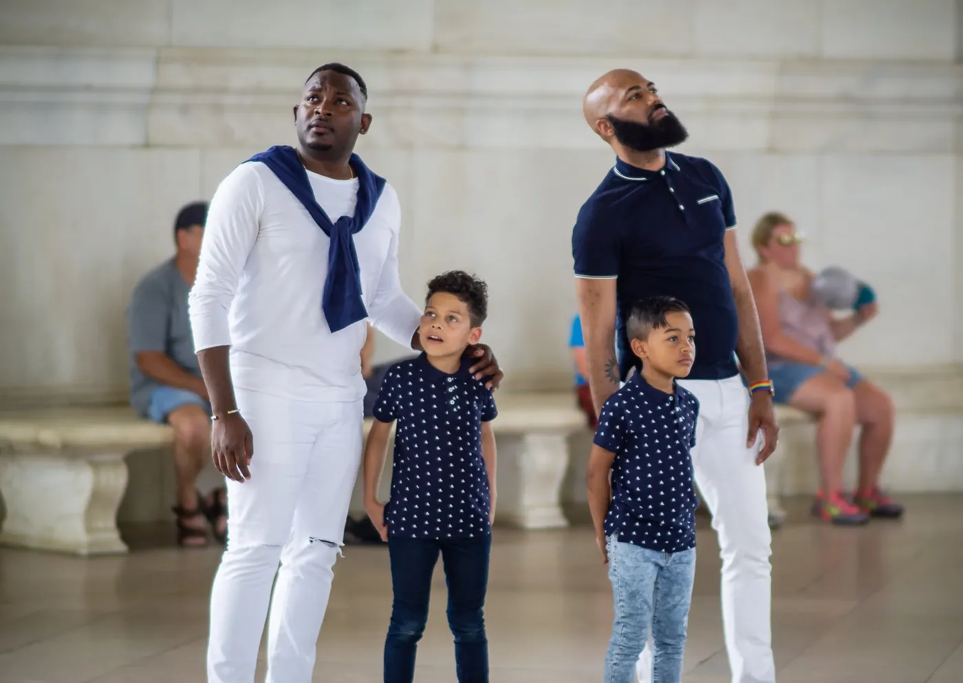 The McCants-Pearsall family together in Washington, DC