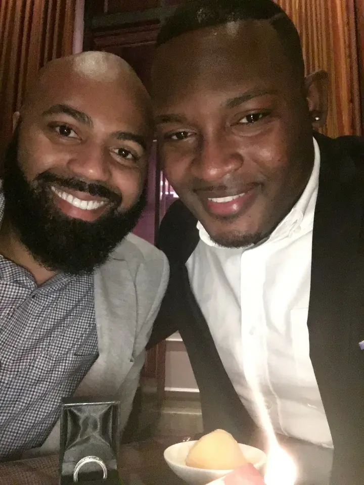 Ken and Mo smiling together